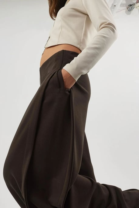 Weite gefaltete Hose - Image 5