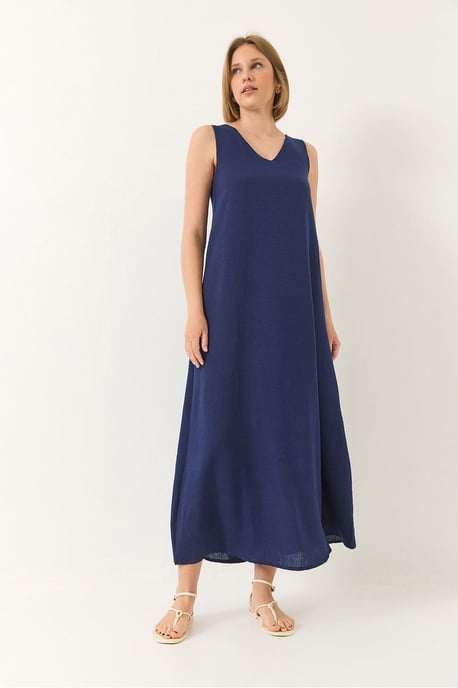 V-Ausschnitt Maxikleid - Image 2