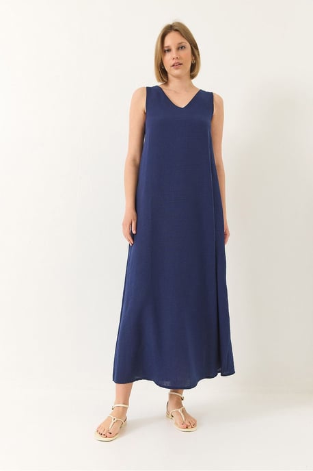 V-Ausschnitt Maxikleid - Image 3