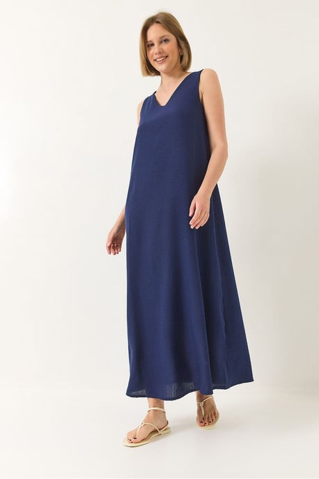 V-Ausschnitt Maxikleid - Image 4