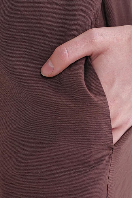 Ärmelloses V-Ausschnitt-Maxikleid mit Taschen - Image 6