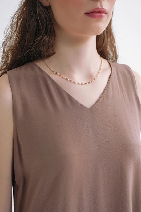 Ärmelloses Maxi-Kleid mit V-Ausschnitt und Taschen - Image 6