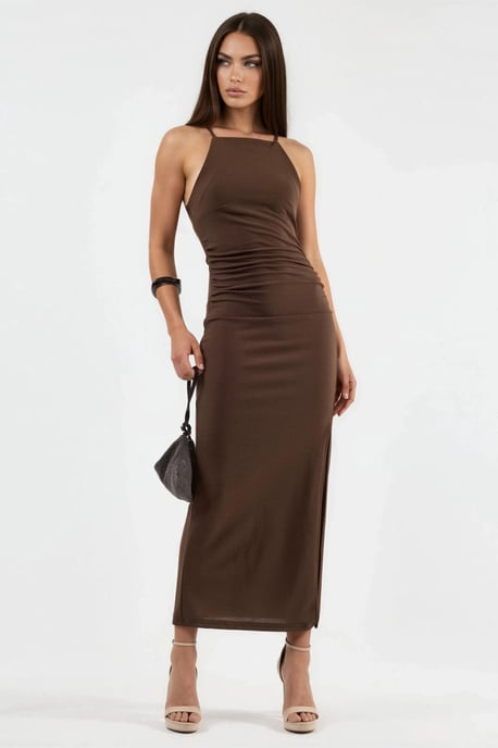Maxikleid mit Drapierung - Image 1