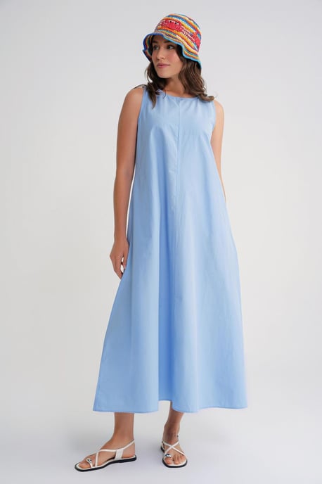 Lässig geschnittenes Maxikleid mit Taschen - Image 2