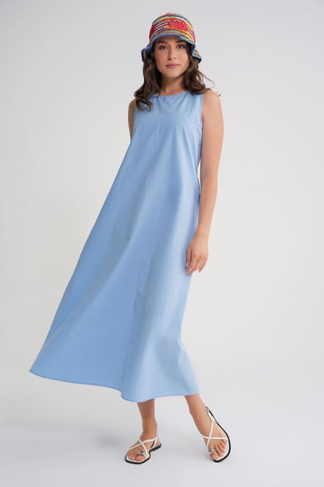 Lässig geschnittenes Maxikleid mit Taschen - Image 4