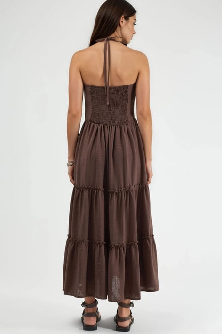 Rüschenträger Maxi-Kleid - Image 3