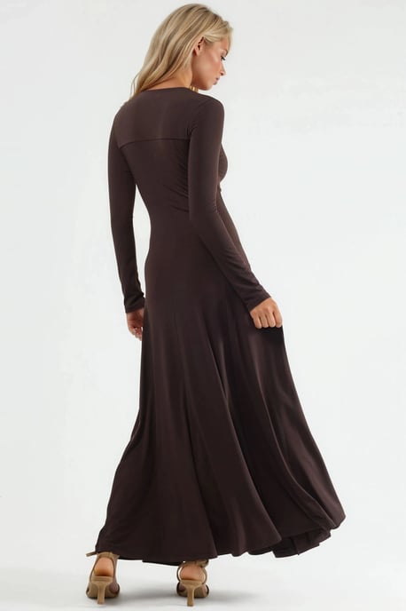 Doppelspalt-Maxi-Kleid - Image 4