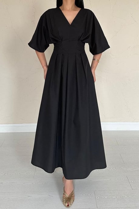 V-Ausschnitt Maxikleid - Image 4
