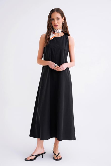 Lässig geschnittenes Maxikleid mit Taschen - Image 4