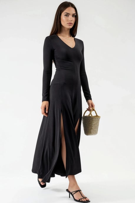 Doppelspalt Maxikleid - Image 3