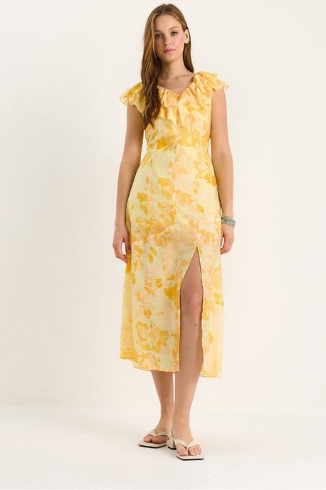 Midikleid mit Rüschendetail - Image 2