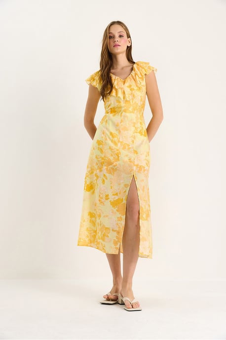 Midikleid mit Rüschendetail - Image 3