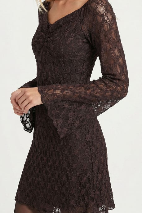 Bardot Spitzen-Midi-Kleid - Image 4