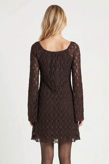 Bardot Spitzen-Midi-Kleid - Image 5