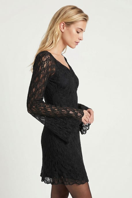 Bardot Spitzen-Midi-Kleid - Image 3