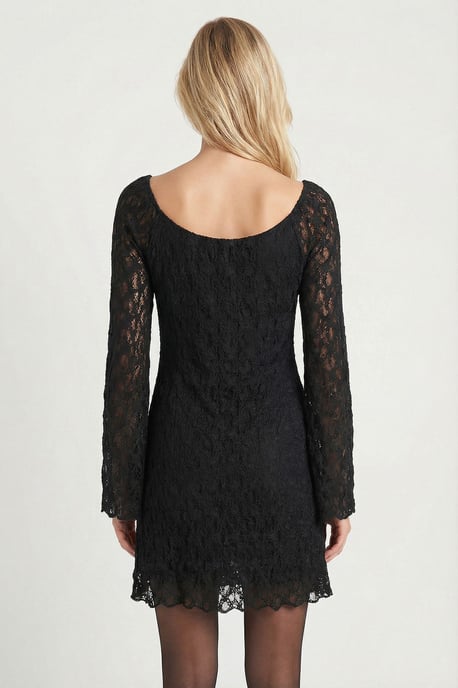 Bardot Spitzen-Midi-Kleid - Image 5
