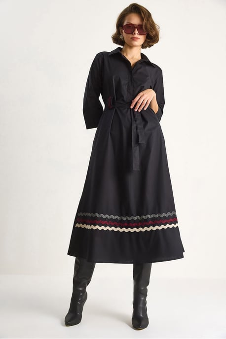 Gesticktes Midi-Kleid - Image 3