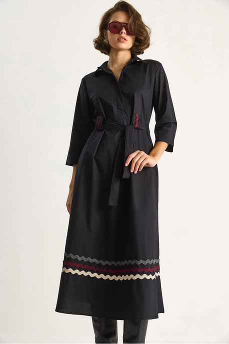 Gesticktes Midi-Kleid - Image 5