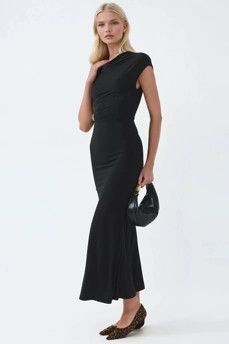 Midi-Kleid mit Stein-Akzent - Image 2