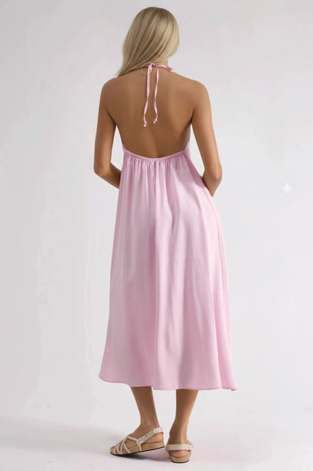 Halter-Neck Midikleid - Image 3