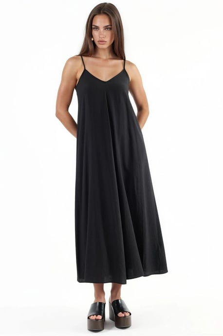 V-Ausschnitt Midi-Unterkleid - Image 1