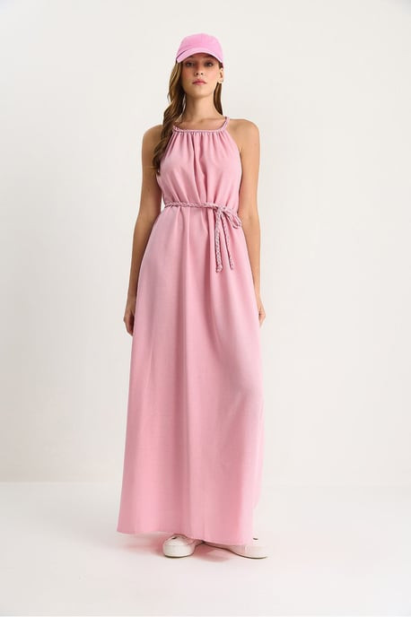 Halter-Neck Midi-Kleid - Image 2