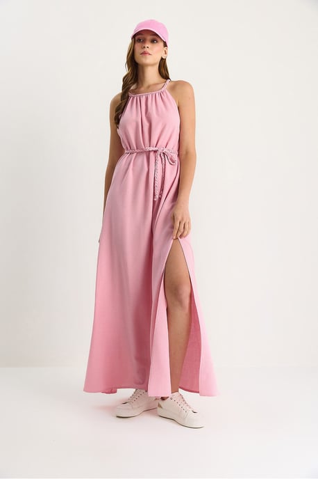 Halter-Neck Midi-Kleid - Image 5