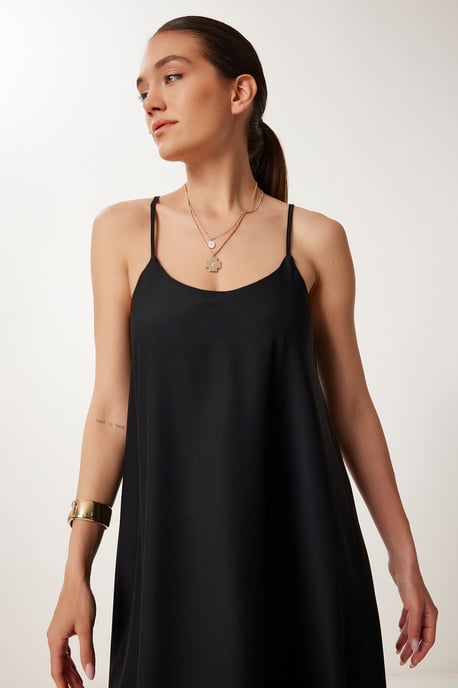 Lässiges Midi-Kleid mit U-Ausschnitt - Image 4