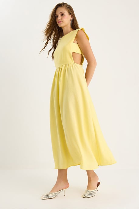Ausschnitt Detailliertes Midi-Kleid - Image 1