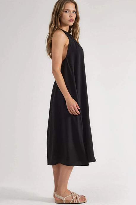 Halter-Nacken Midi-Kleid - Image 2