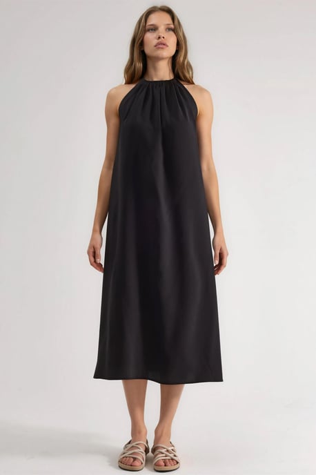 Halter-Nacken Midi-Kleid - Image 5