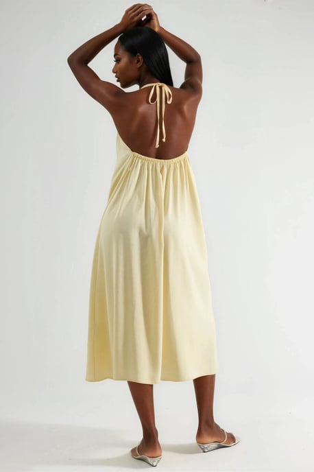 Halter-Neck Midi-Kleid - Image 3