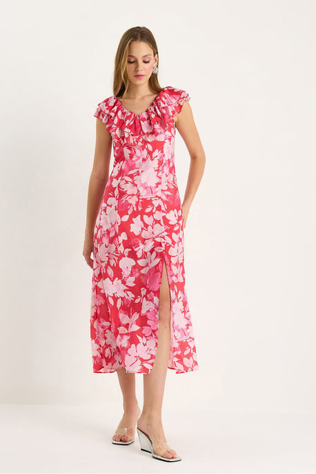 Midikleid mit Rüschendetails - Image 3