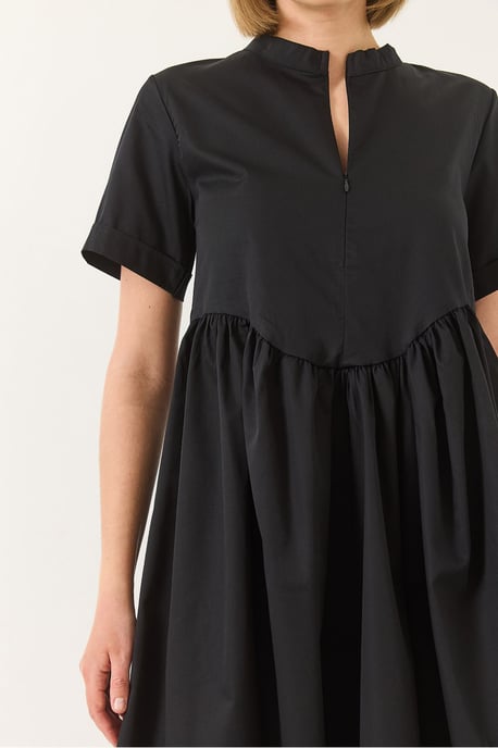 Midikleid mit Tippet-Kragen und Rüschendetails - Image 5