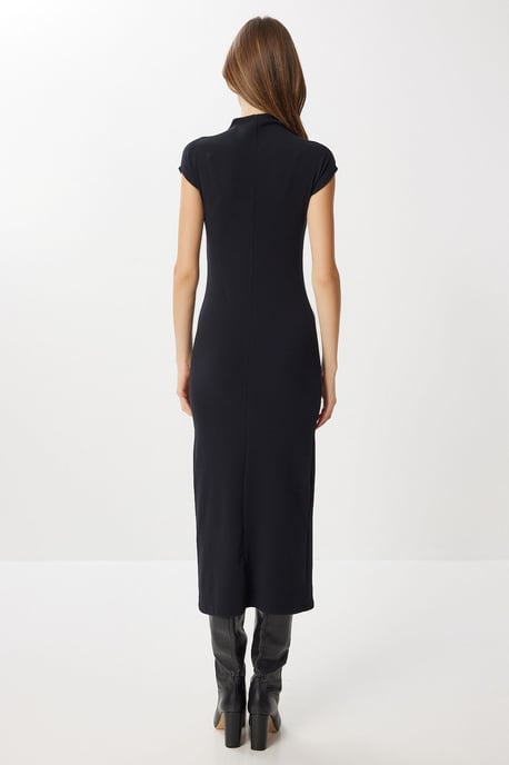 Bodycon-Midi-Kleid mit halbem Rollkragen - Image 4