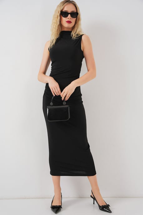 Tailliertes Midi-Polohemdkleid - Image 4