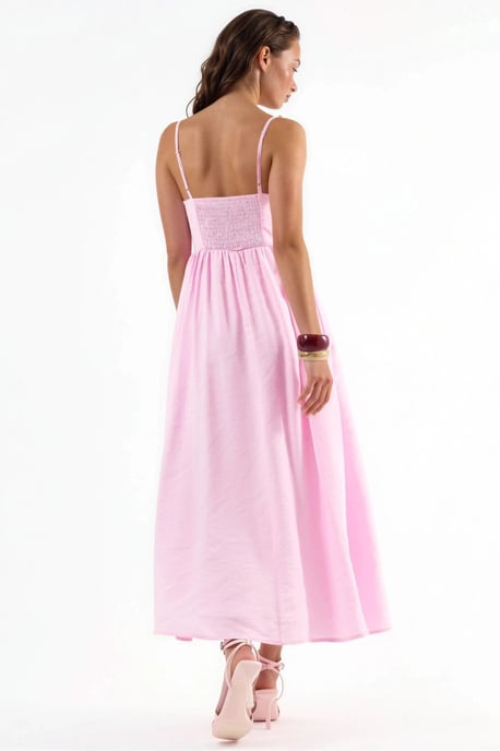 A-Linien-Midikleid mit Accessoire-Detail - Image 3