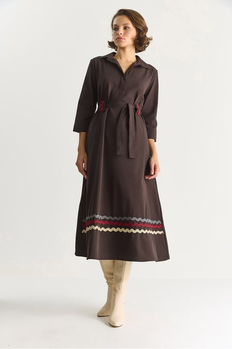 Besticktes Midi-Kleid - Image 3