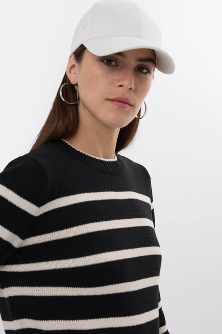 Gestreifter Strickpullover - Image 6