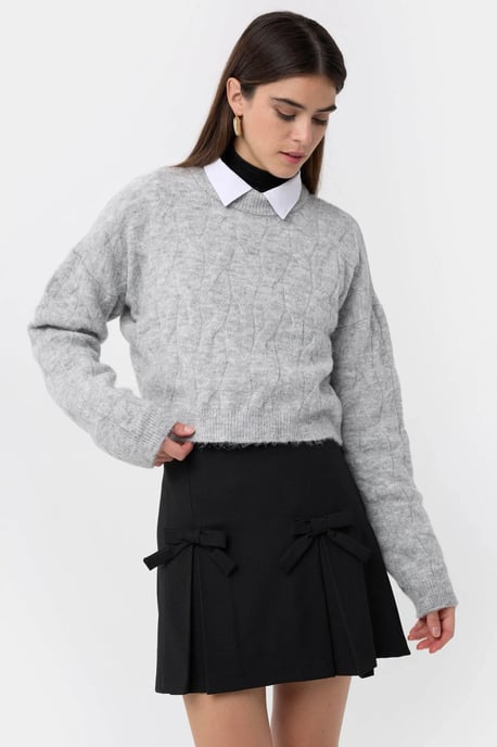 Strickpullover mit hohem Kragen - Image 2