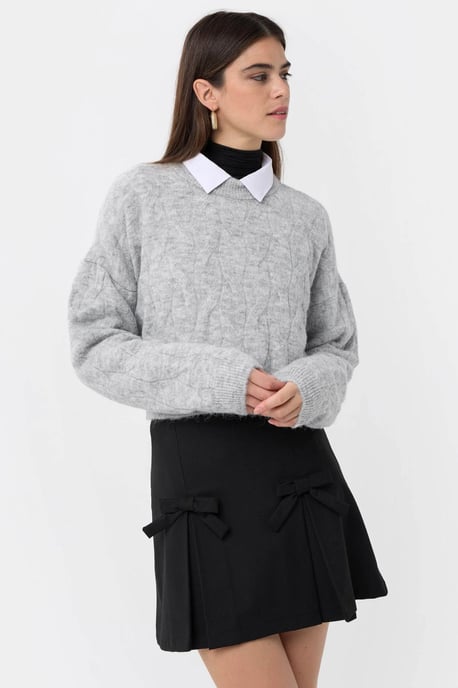 Strickpullover mit hohem Kragen - Image 3