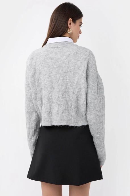 Strickpullover mit hohem Kragen - Image 4