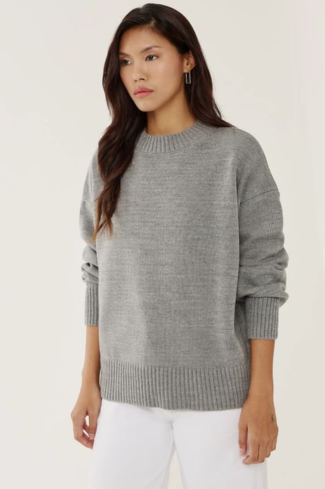 Rundhals Gemütlicher Pullover - Image 3
