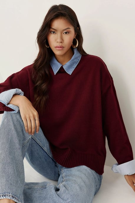 Crew Neck Kuschel-Pullover - Image 1