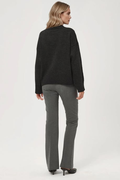 Rundhals Gemütlicher Pullover - Image 3