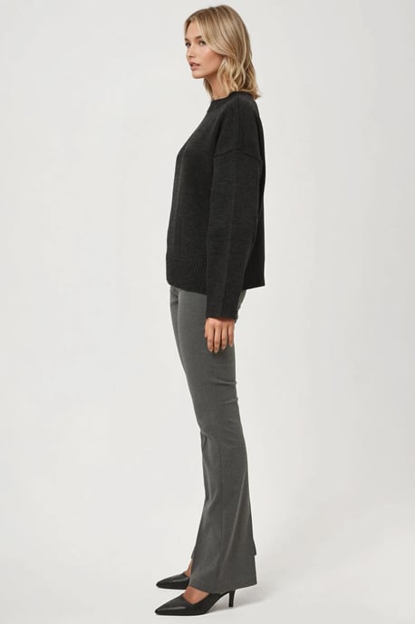 Rundhals Gemütlicher Pullover - Image 5