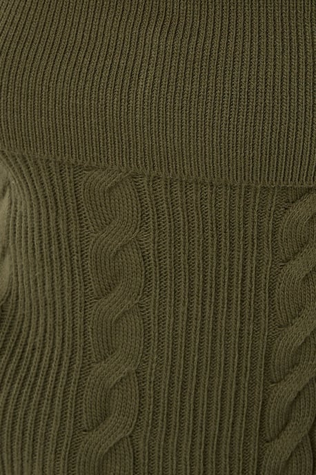 Schulterfreier Strickpullover - Image 5
