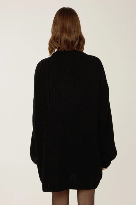 Locker sitzendes Crew-Neck Mini-Trikokleid - Image 5