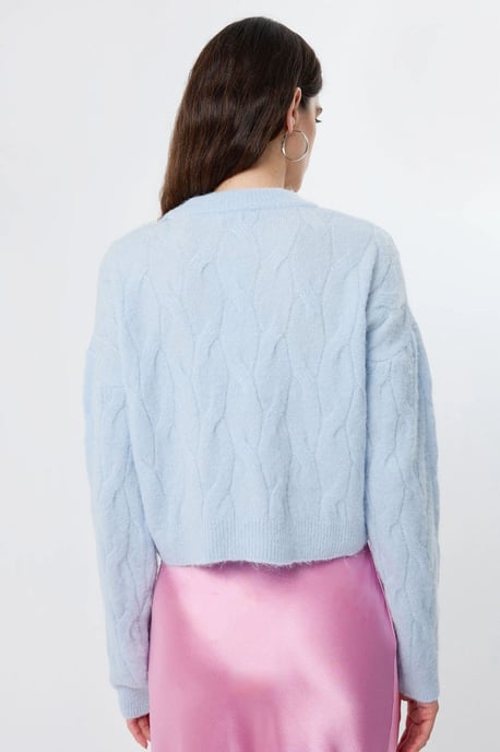 Strickpullover mit hohem Kragen - Image 6