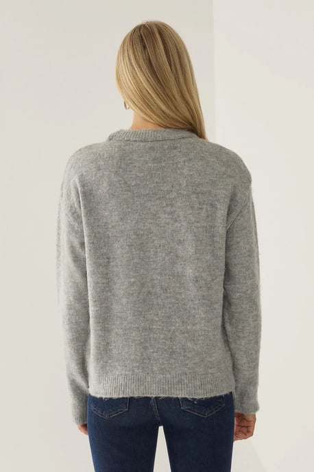 Lässiger Pullover mit Kirschdetail - Image 4
